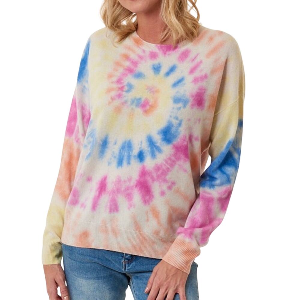 NWT Kier & J 100% Cashmere Crewneck Pullover Sweater, L